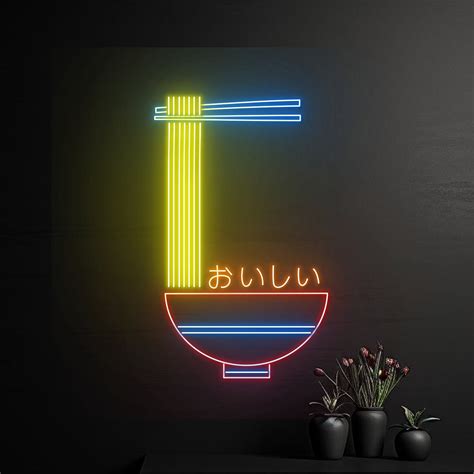 Ramen Led Sign Ramen Noodles Neon Sign Neon Wall Decoration Signage