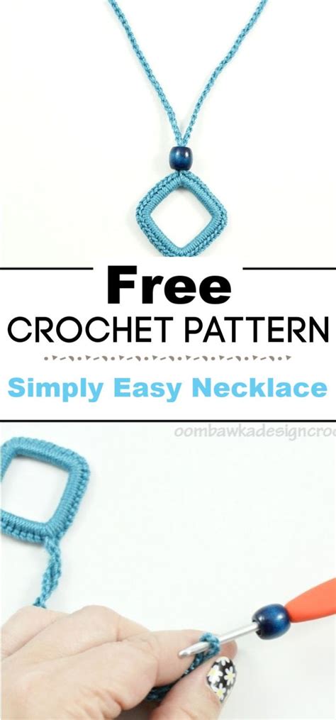 11 Easy Crochet Necklace Pattern Crochet With Patterns