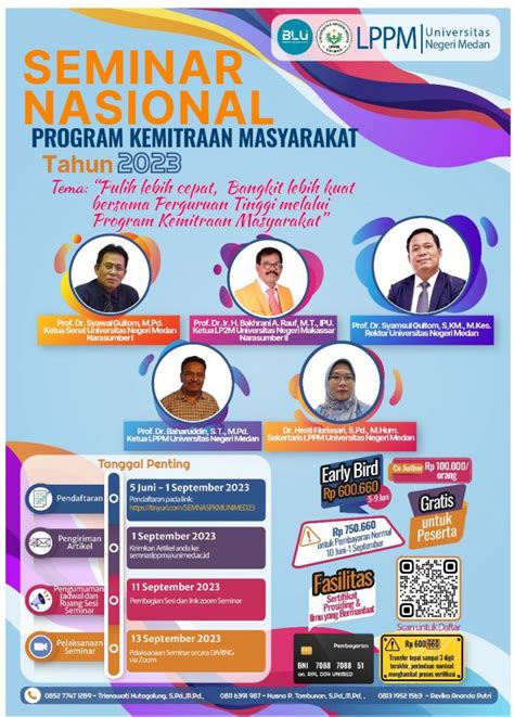 SEMINAR NASIONAL PROGRAM KEMITRAAN MASYARAKAT LPPM UNIMED 2023 LPPM