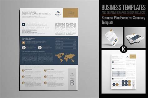 Business Plan Executive Summary Graphic Design Business Business Plan Template Executive