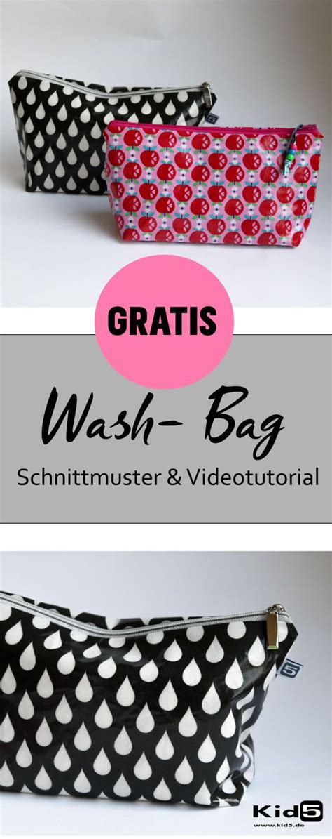 Freebook Wachstuch T Schchen Kulturbeutel Gratis Schnittmuster Und