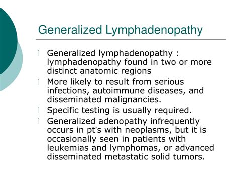 Ppt Lymphadenopathy And Malignancy Powerpoint Presentation Free Download Id 9458150