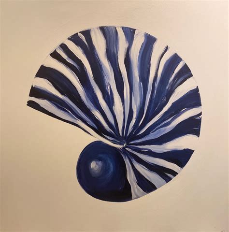 Shell (blue & white) | SOLO. Contemporary Fine Art