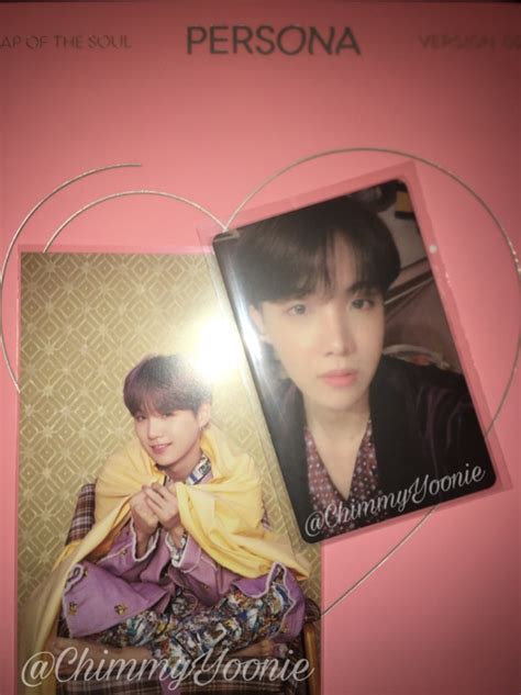 BTS MAP OF THE SOUL PERSONA VER 2 JHOPE PC PHOTOCARD MOTSP V2 VERSION