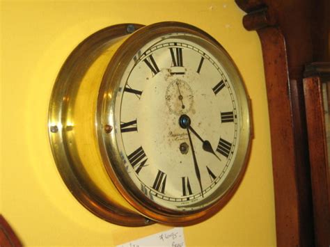 Brass Ship Bulkhead Clock For Sale Classifieds