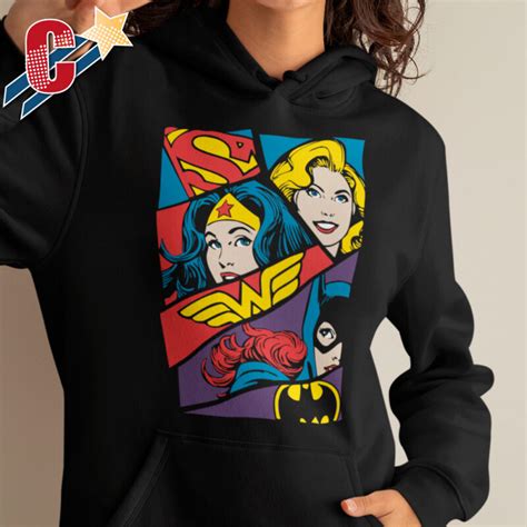 🥇 HOODIE SUPERHEROINAS DC - DC COMICS