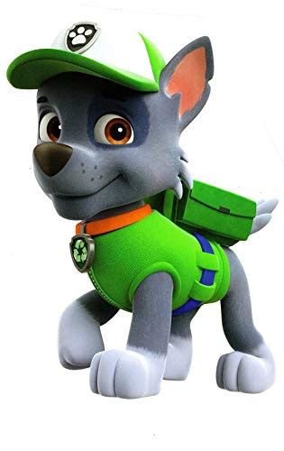 7 Inch Rocky Paw Patrol Pup Wall Decal Sticker Pups Puppy Puppies Dog