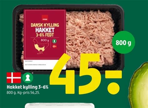 Coop Hakket Kylling Tilbud Hos Coop 365