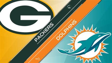 Breaking Dolphins Vs Packers Thanksgiving Night Miami Dolphins