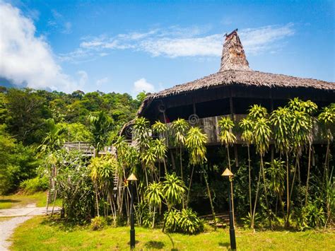 sarawak cultural village  kuching borneo malaysia stock photo