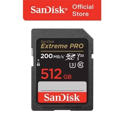 Jual Sd Card Sandisk Extreme Pro V30 512gb 200 Mb S Sdxc Memori Sdhc 512 Gb Kota Bandung