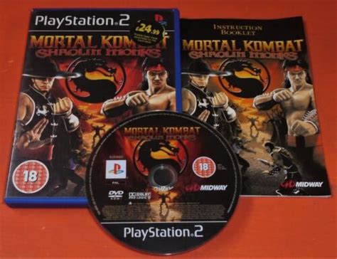 Mortal Kombat Shaolin Monks Ps Playstation Complete Pal Lu Kang Kano