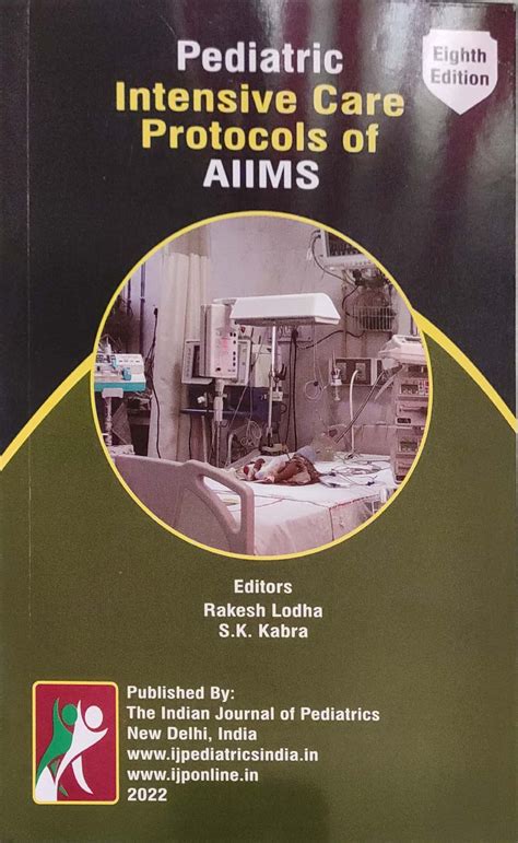 Buy Picu Protocols Of Aiims 8th Edition Online Pediatric Guidelines