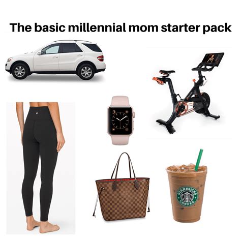 Basic Millennial Mom Starter Pack Rstarterpack