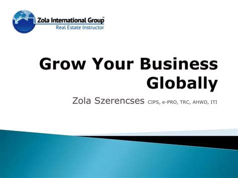 Ppt Grow Your Business Globally Powerpoint Presentation Free