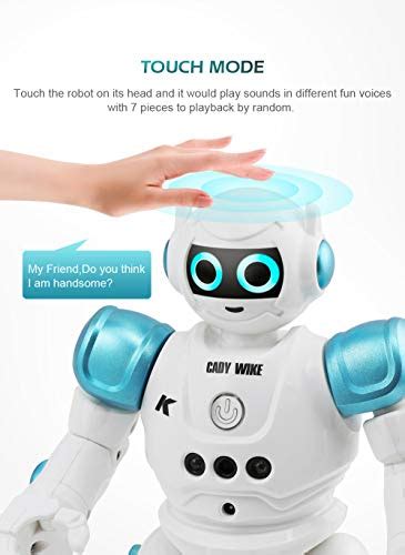 Kmike Rc Robot For Kids Intelligent Programmable Remote Infrared