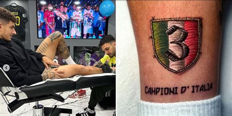 Di Lorenzo tatuaggio per lo scudetto Napoli c è una frase di Spalletti