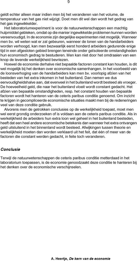 Correctievoorschrift Vwo De Kern Van De Economie