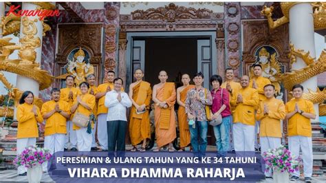 Peresmian Vihara Dhamma Raharja Morowali Youtube