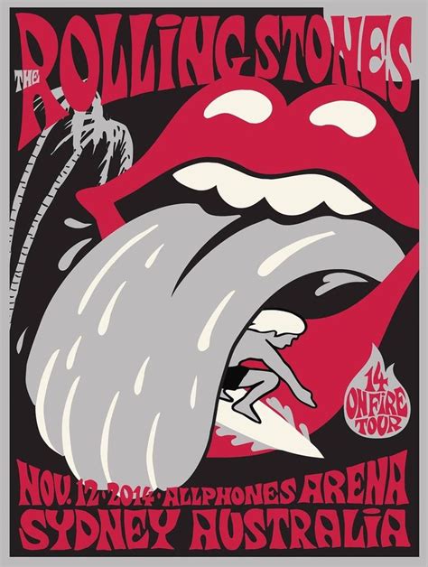 Title Rolling Stones Poster Artist Edition 1st Edition Official Poster Embossed Hand