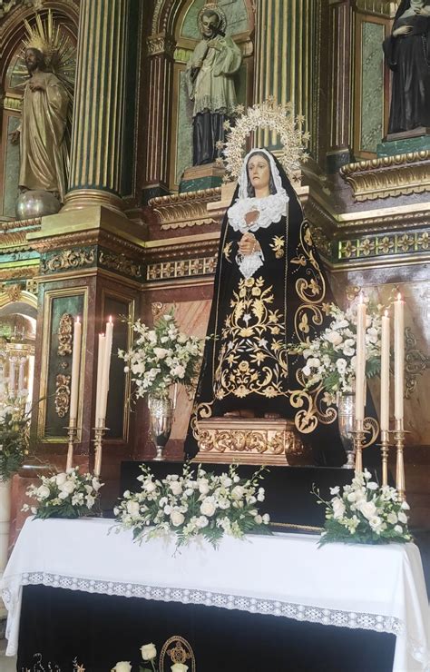 La Hermandad De Ntra Sra De La Soledad Vulgo De San Agust N Celebra