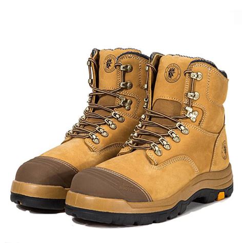 BTMWAY - Men's Work Boots, Non Slip Steel Toe Work Boots for Men, Slip ...