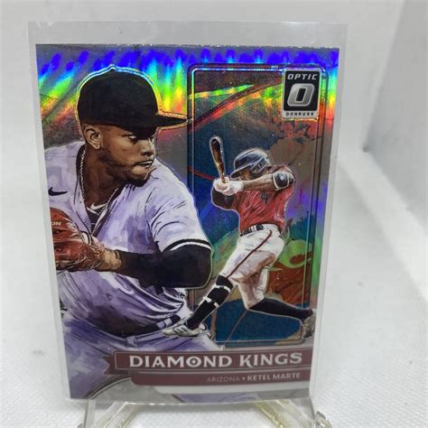 Ketel Marte 2022 Donruss Optic Diamond Kings Silver Holo Prizm EBay