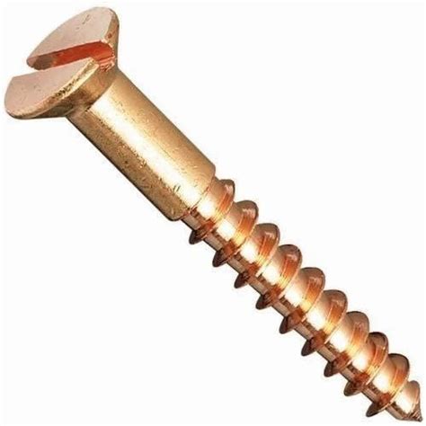 Mild Steel Wood Screws Size 1 Inch Brass Finish At Rs 35 Packet In