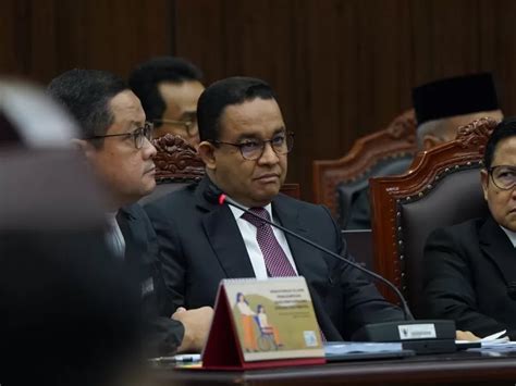 Anies Baswedan Cak Imin Hadiri Sidang Perdana Sengketa Pemilu 2024 Di MK