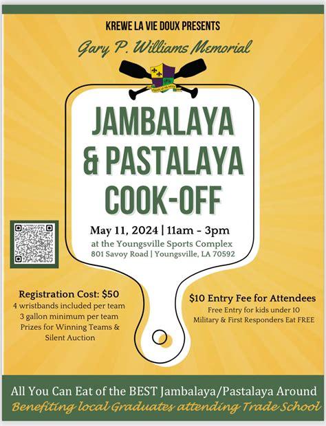 Krewe La Vie Doux Jambalaya and Pastalaya Cook-Off | Broussard