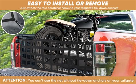 Luckystraps Easy To Use Truck Tailgate Net With Excellent Uv Protection