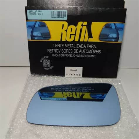 Lente Retrovisor Azul Gol Saveiro G E G Golf Esquerdo Mercadolivre