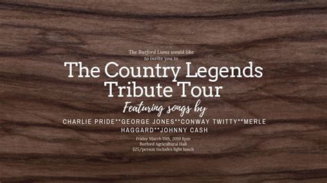 The Country Legends Tribute Tour | Country 104