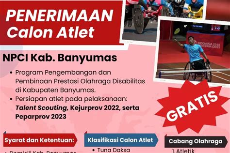 Jaring Atlet Dari Penyandang Disabilitas NPCI Banyumas Gelar Festival