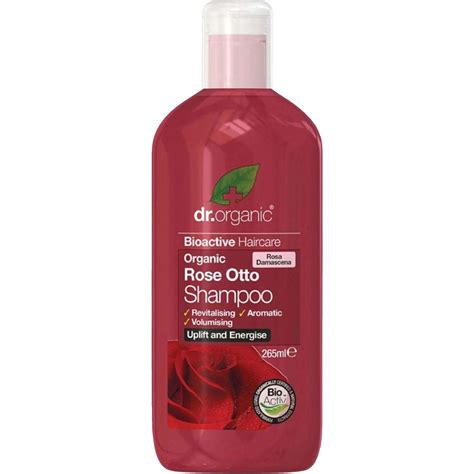 Dr Organic Shampoo Organic Rose Otto 265ml | Woolworths