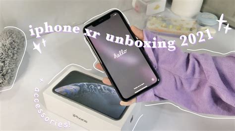 Iphone Xr Unboxing In Accessories Youtube