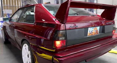 Watch Ken Block S Daughter Take Out Her 85 Audi Ur Quattro Project Car