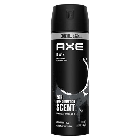 Axe Mens 48 Hr Deodorant Body Spray Black Shop Deodorant