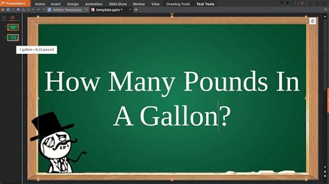 1000 Gallons Equals How Many Pounds