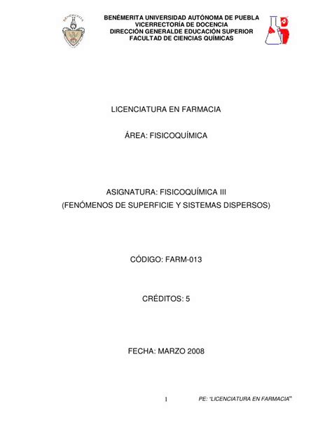 PDF LICENCIATURA EN FARMACIA ÁREA FISICOQUÍMICA PDF fileIII 2