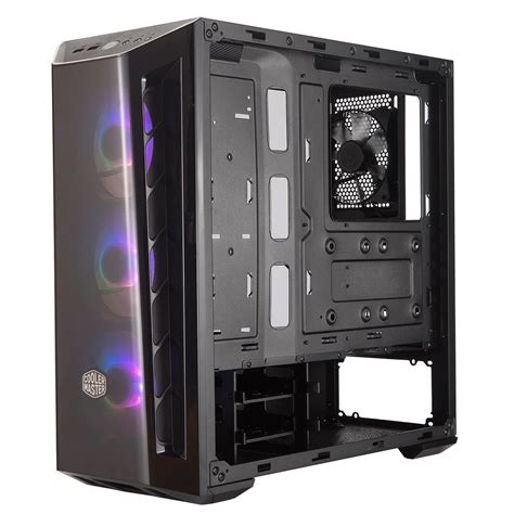 Coolermaster Masterbox Mb Argb Black Mid Tower Case M Itx M Atx Atx