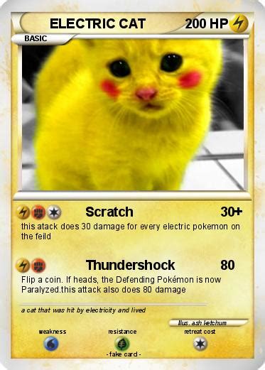 Pokémon ELECTRIC CAT - Scratch - My Pokemon Card