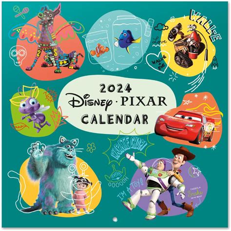 Disney Calendrier Officiel Pixar 2024 Calendrier 2024 Disney