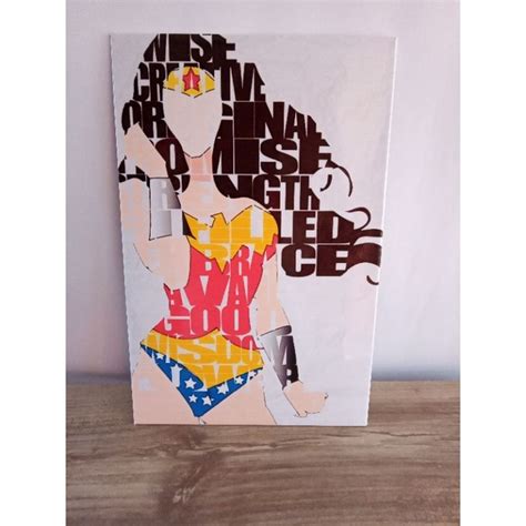 Placa Decorativa Mulher Maravilha Shopee Brasil