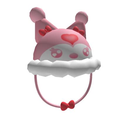 Pink Kawaii Valentine Devil Kuku Hat's Code & Price - RblxTrade