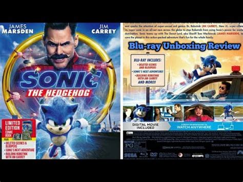 Sonic Movie Blu Ray Unboxing Review DVD Collection YouTube