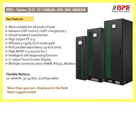 Kva Black Bpe Mf Series Kva Single Phase Online Ups At Rs