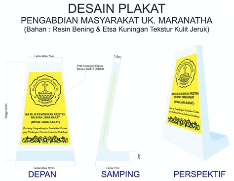 Desain Interior Maranatha Rancang Plakat Untuk Majelis Pendidikan