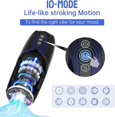 Automatic Sucking Male Masturbators Cup 12 Vibrationand 4 Suction Hands Free Pocket Electric