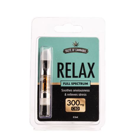 Relax Cbd Vape Cartridge Full Spectrum Lekkevape